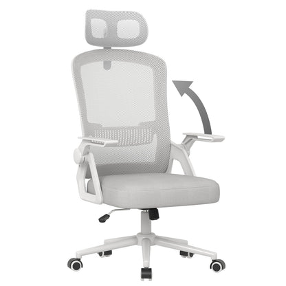 rattantree Schreibtischstuhl Ergonomischer Grau für Zuhause Büro