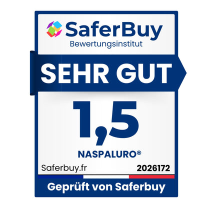 naspaluro Bürostuhl Ergonomisch mit Hochklappbare Armlehnen Grau